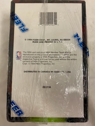 New 1993-94 Fleer Basketball Series 2 Box Factory Sealed - Picture 6 of 6