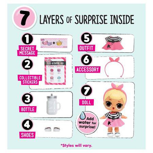 Authentic LOL Surprise Series 1 Re-release - 1 Ball, 7 Surprises NEW and SEALED - Picture 2 of 3