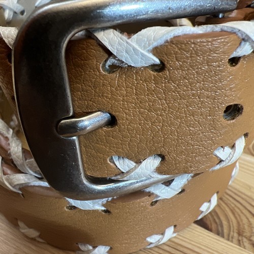 belt tan medium womens, Man-made Material - Picture 3 of 9