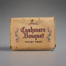 Vintage Cashmere Bouquet Toilet Bar Soap Colgate Palmolive Peet Retro Rare Wear