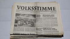 02.09.1981 VOLKSSTIMME d. DDR / GEBURTSTAG ZEITUNG / GEBURTSTAGSZEITUNG GESCHENK