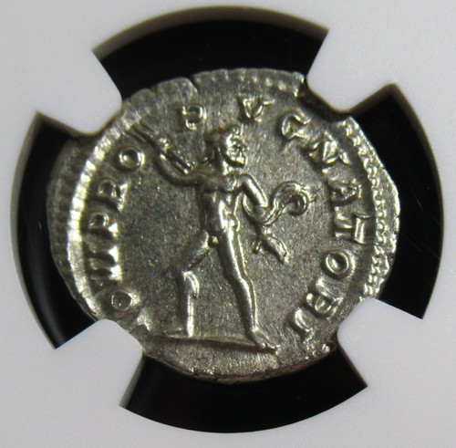 Severus Alexander, as Augustus AD 222-235 AR denarius (20mm, 6h). NGC Choice AU. - Picture 2 of 4