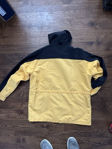 Vintage Carhartt Yellow J105 Bomber Mesh Lined Nylon Canvas Jacket XL XG - Picture 6 of 8