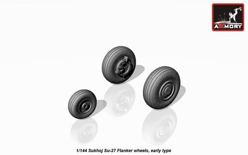 Armory Models AR AW14005 Scale 1/144 Sukhoj Su-27 Flanker wheels early type hubs - Bild 5 von 10