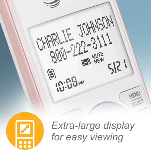 Expandable DECT 6.0 Cordless Phone Set - 2 Handsets, Long Range & Call Blocker - Picture 8 of 12