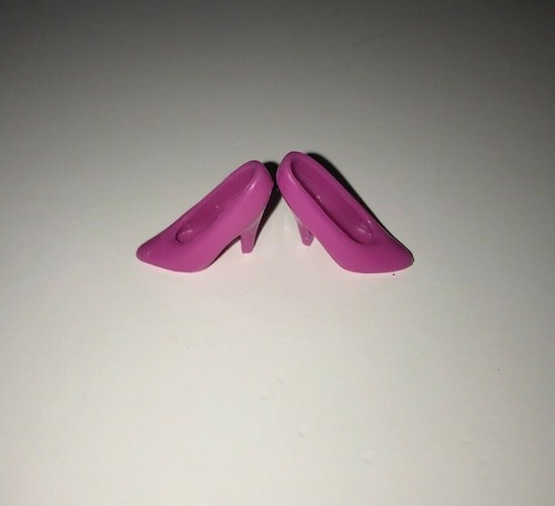Barbie Doll Shoes: Dark Pink Pumps - Picture 4 of 7