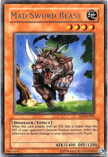 Mad Sword Beast DB1-EN201 Yu-Gi-Oh! Heavy Play Unlimited