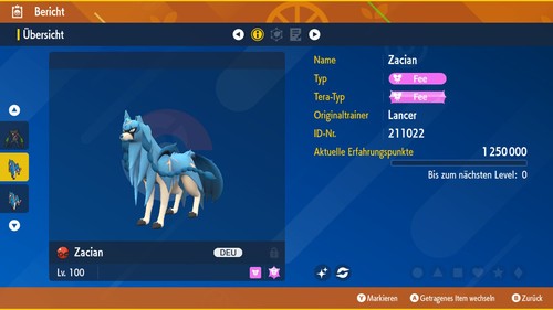 Pokémon Carmesino/Púrpura Shiny und Non Shiny Zamazenta Endynalos - Imagen 12 de 96
