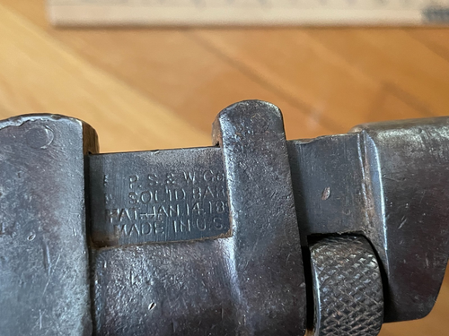vintage 1896 P.S. & W. (Pexto) Adjustable 9" monkey Pipe Wrench Southington CT - Picture 12 of 16
