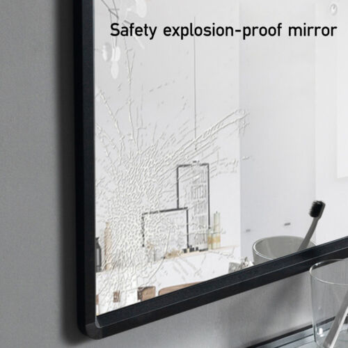 Large 50x70cm Rectangle Wall Mirror Bathroom Mirror Wall Mounted Vanity Mirror - Picture 13 of 14