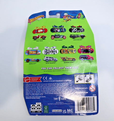 HOT WHEELS Skate TONY HAWK (Rig Storm) + Exclusive Tony Hawk Die-Cast Car - Picture 3 of 4