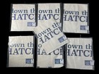 Lot of 7 Horizon Paper Bibs For Food 2ct "Down the Hatch"