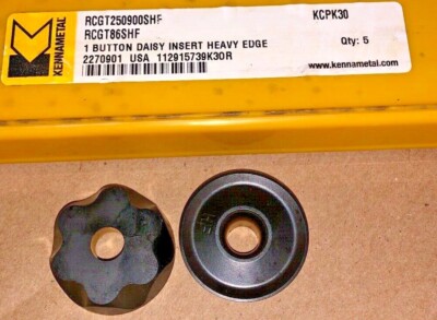 KENNAMETAL CARBIDE INSERTS QUANTITY 2 INSERTS RCGT250900SHF