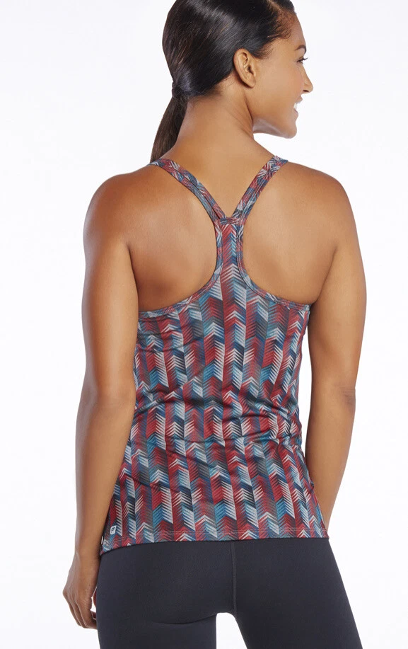 Camiseta sin mangas Fabletics Chevron Print Tahoe Racerback talla pequeña Foto 2 de 3