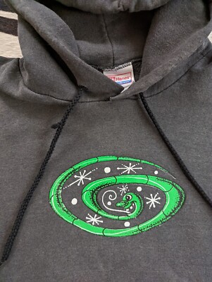 VTG Rare Kenny Scharf Hoodie 80s Graffiti Street Artist Painter