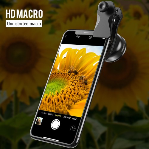 Cámara de teléfono profesional APEXEL 4K HD 100 mm lente súper macro para iPhone Android - Imagen 2 de 13