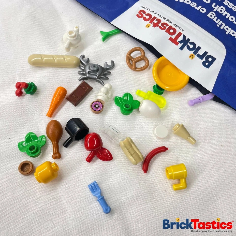 LEGO - x30 Food Accessory Pack - High Quality Used LEGO® - Lucky Dip Packs! - Image 2 of 4
