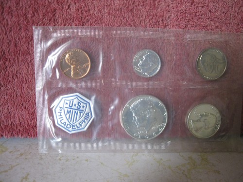 1964 SILVER PROOF SET IN ORIGINAL ENVELOPE - Picture 2 of 4
