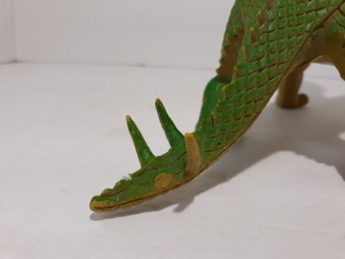 Vintage 1984 Modellino giocattolo giallo imperiale a due teste verde drago - Foto 5 di 7