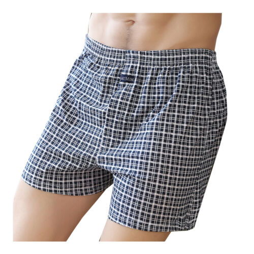Men's Ultra Soft Plaid Lounge Pajama Sleep Wear Shorts Men Sleepwear - Picture 8 of 31