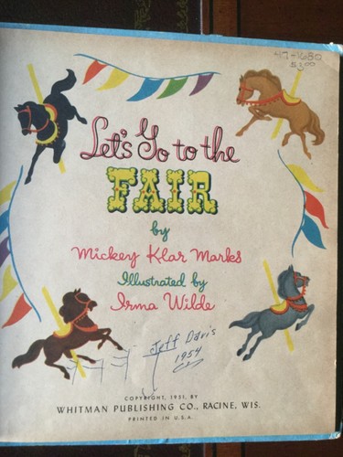 Let’s Go To The Fair, a Cozy Corner Book, 1st ed, 1951VG - Picture 4 of 12