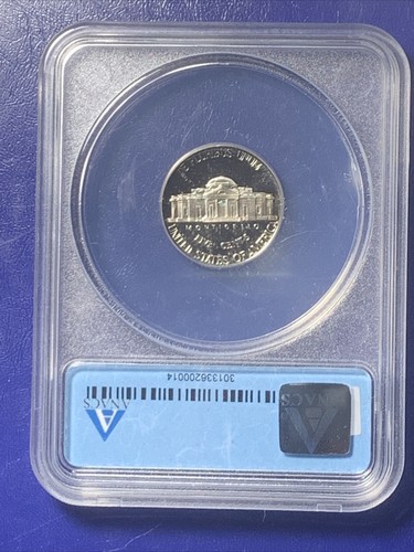 1999-S PROOF JEFFERSON NICKEL ANACS PR70DCAM - Picture 2 of 2
