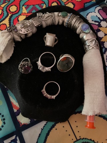 All 925 Sterling Silver Bundle Rings 26 rings yes TWENTY SIX