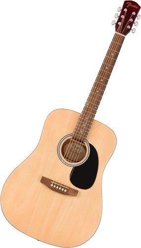Fender FA-25 Dreadnought Acoustic Guitar, Beginner Guitar,Free Lessons, Natural - Picture 10 of 18