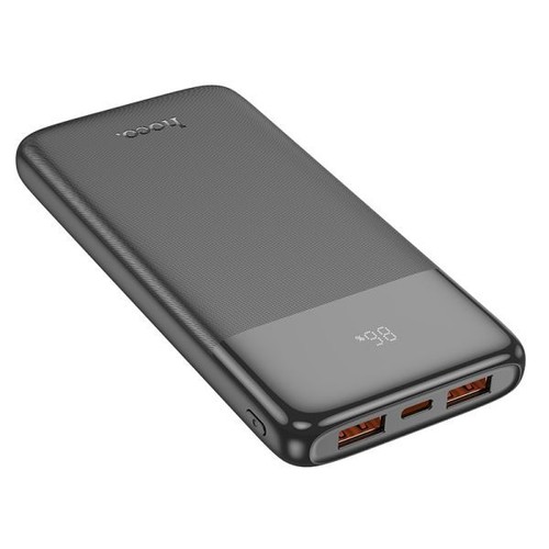 Hoco J121 10000mAh 22.5W Ultra Thin Fully Compatible Power Bank - Black - Picture 6 of 8