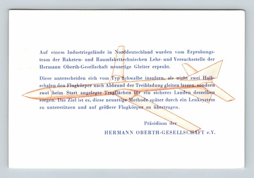 Germany 1966 - Hermann Oberth-Gesellschaft - FDC 	 - F7036 - Picture 2 of 2