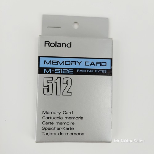 Roland M-512E Speicherkarte 64KB, Roland RAM Card