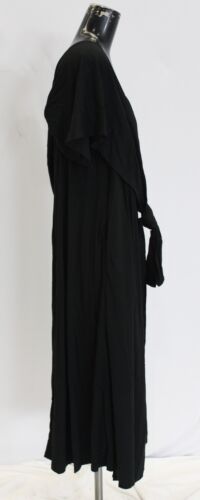 Bloomchic Womens Everywhere Monochromatic Wrap Dress CG2 Black Large (US:12) NWT - Picture 3 of 4