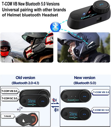 Bluetooth Intercom Helmet Headset 800M FM Radio Speakers stereo for Motorcycle - 第 7/12 張圖片