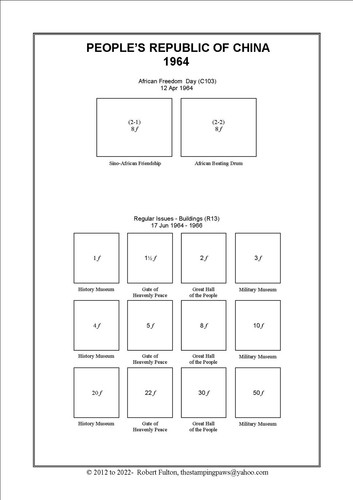 CHINA (PROC) - Print Your Own Stamp Album - 1949 to 2024 - for A4 paper - Picture 4 of 24
