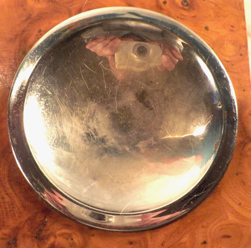 Vintage Set Matching Wood Ashtray-Stainless Tray & Wood Lighter Base-RONSON - Picture 6 of 21