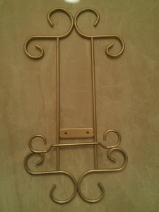 LARGE ANTIQUE GOLD METAL DECORATIVE SINGLE PLATE WALL RACK PLATE ... LARGE ANTIQUE GOLD METAL DECORATIVE SINGLE PLATE WALL RACK PLATE ...
