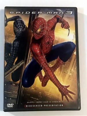 SPIDER-MAN 3 Widescreen 2007 DVD Toby Maguire Kirsten Dunst - G