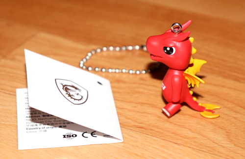 MSI True Gaming Mini Figur Promo Drache Puppe Charm / Schlüsselanhänger Gamescom 2024 - Bild 6 von 15