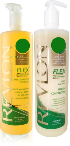 Revlon Flex Body Building Protein Shampoo & Conditioner 592ml each Free Shipping - Picture 2 of 5