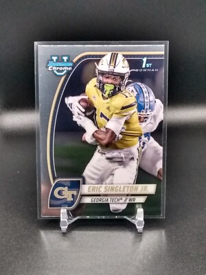 2024 Topps Bowman University Eric Singleton Jr. #71 Georgia Tech Yellowjackets