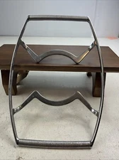 Corning Ware Metal Model P-10-M-1 Chrome Vintage. 13”x10”. Dish Holder