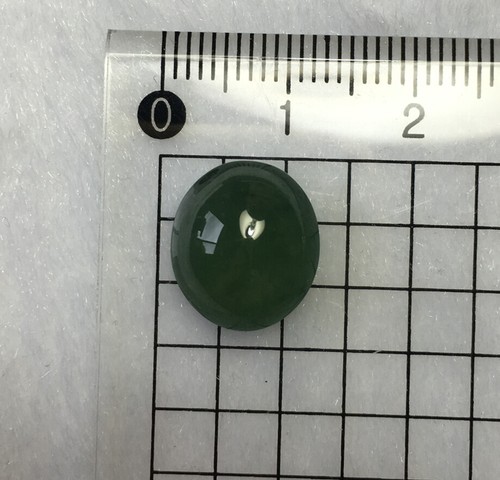 A grade precious emerald Green jadeite ring stone hand crafted top gem - Picture 1 of 12