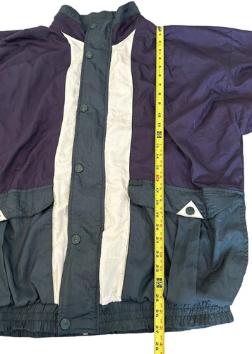 Vintage Christian Dior Monsieur Color Block Windbreaker Track Jacket 90s Mens XL - Picture 6 of 11