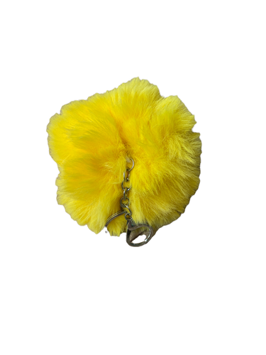 Fur Fuzzy Plush Ball Keychain Soft Furry Cute Pom Pom Key Ring - Picture 9 of 25