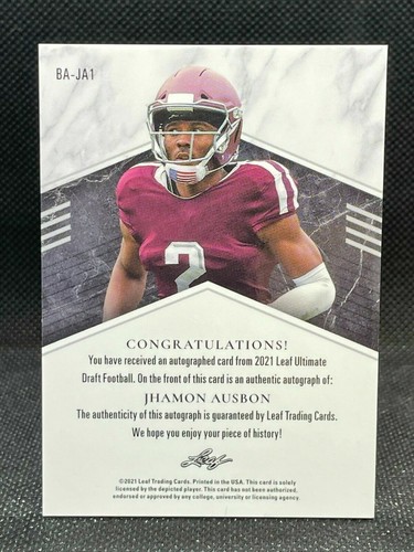 2021 Leaf Footbal AUTOS - Parallels / RPAs / SPs - Pick Your Card + 20% Off 3+ - Picture 5 of 77