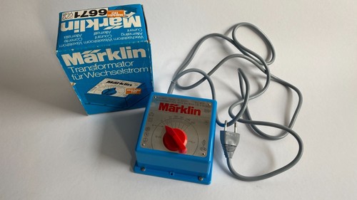 MÄRKLIN Trafo 6671 Transformator Fahrpult Fahrregler Modelleisenbahn Regler OVP - Bild 2 von 7