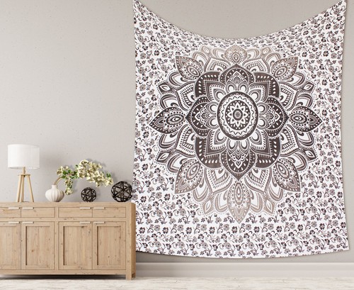 Mandala Tapestry Indian Wall Hanging Decor Bohemian Hippie King Bedspread Throw - Picture 17 of 44