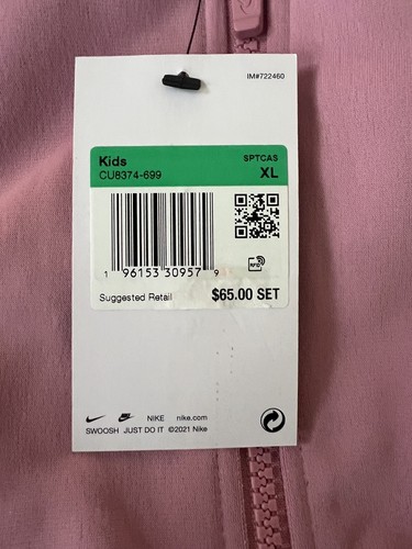 NIKE BIG GIRLS JUMPER SUIT (NEW W/TAGS) SIZE XL-CU8374-699 - Picture 6 of 8