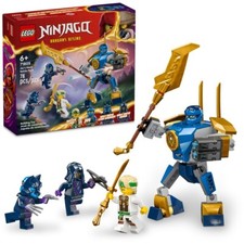 Lego Ninjago 71805 Jay's Mech Battle Pack 4 minifigs, wolf, Lloyd New/Dented Box