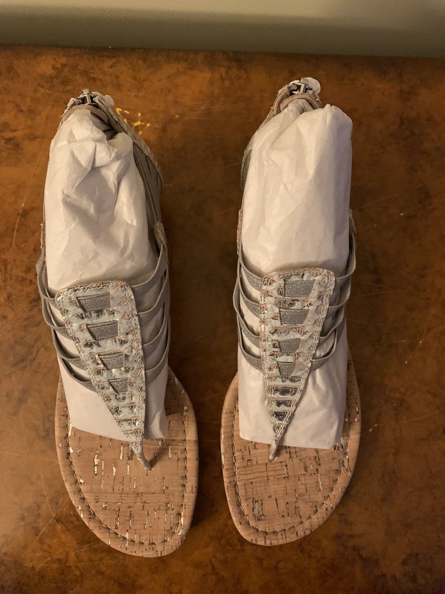 Donald pliner on sale silver sandals